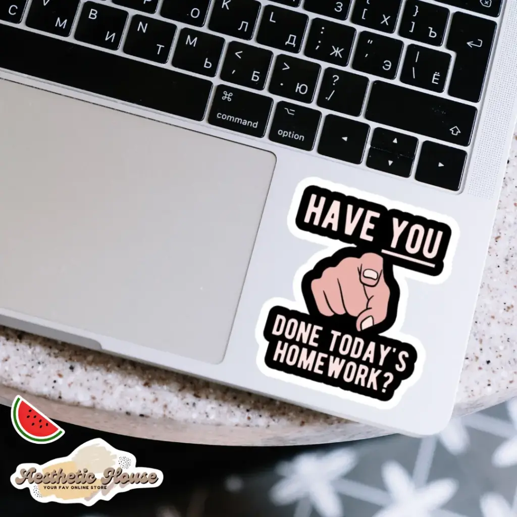 Do homework Sticker 