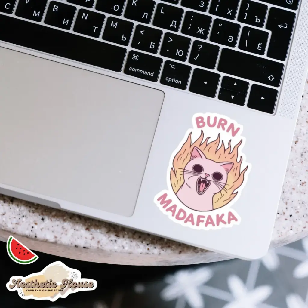 Burn Madafaka Sticker