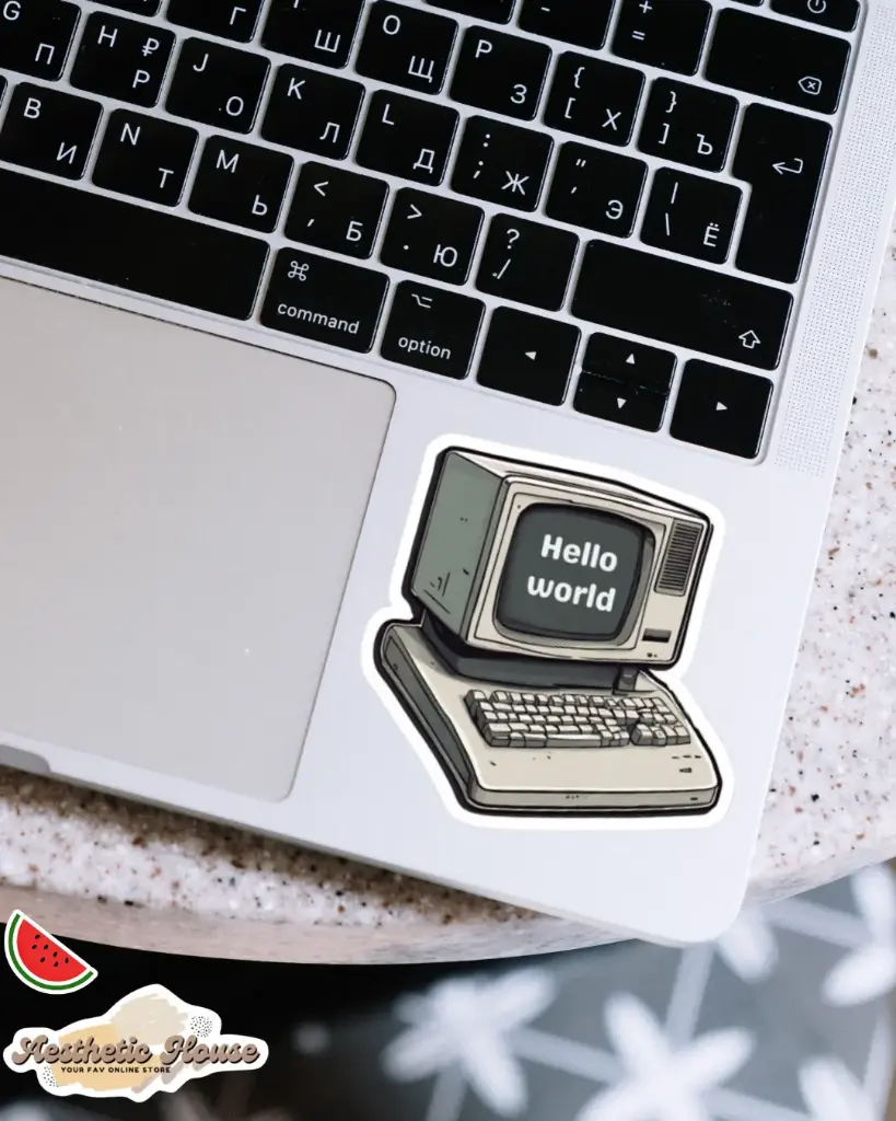 Hello World Sticker