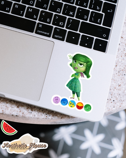 E Discuss sticker