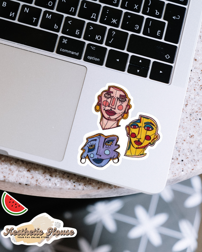 Modern art Sticker