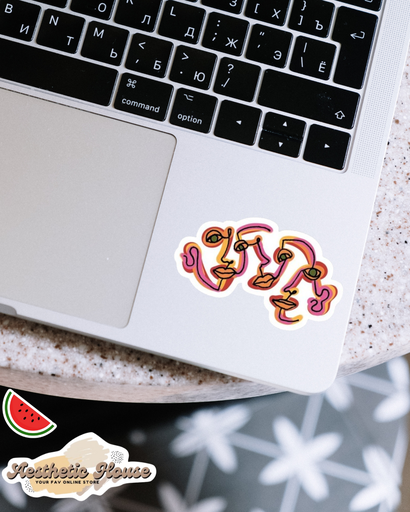 Modern art Sticker