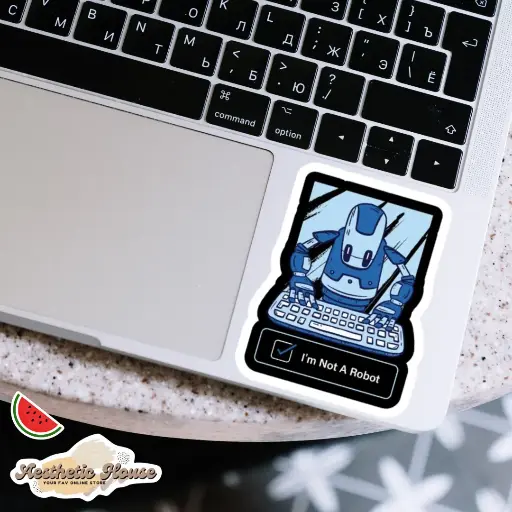 I am not a robot Sticker