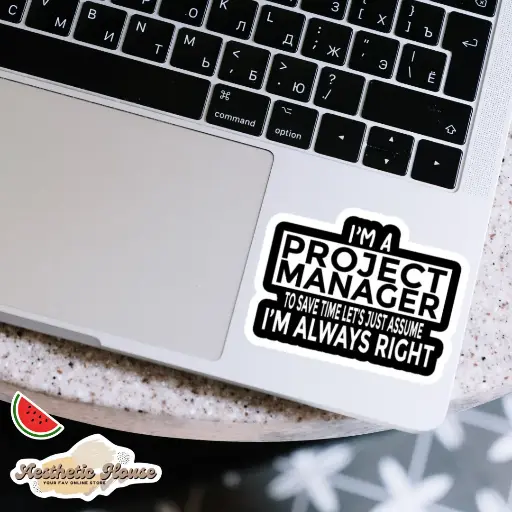 Project manager Sticker
