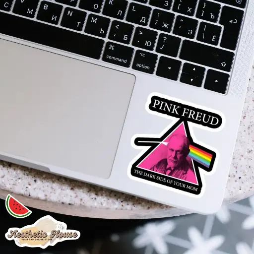 Pink Freud Sticker
