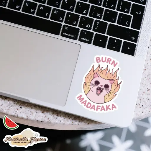 Burn Madafaka Sticker