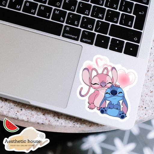 Stitch Couple Sticker