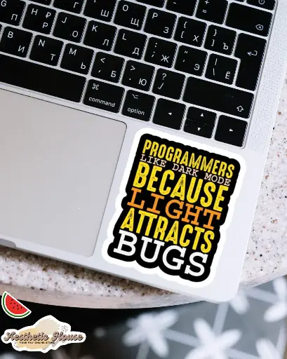PROGRAMMERS LIKE DARK MODE Sticker