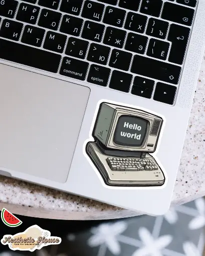 Hello World Sticker