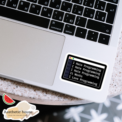I Hate Programming Sticker